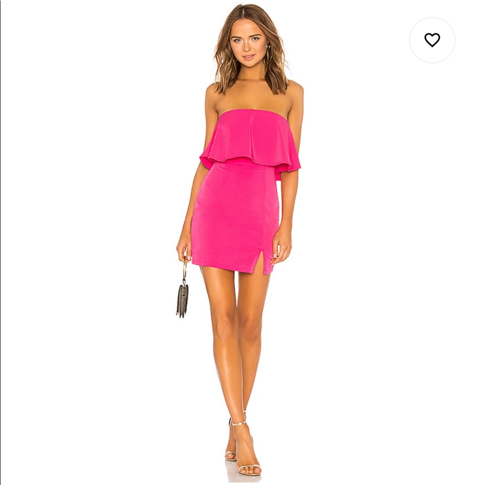 Revolve “CATALINA RUFFLE TUBE MINI DRESS” 💕